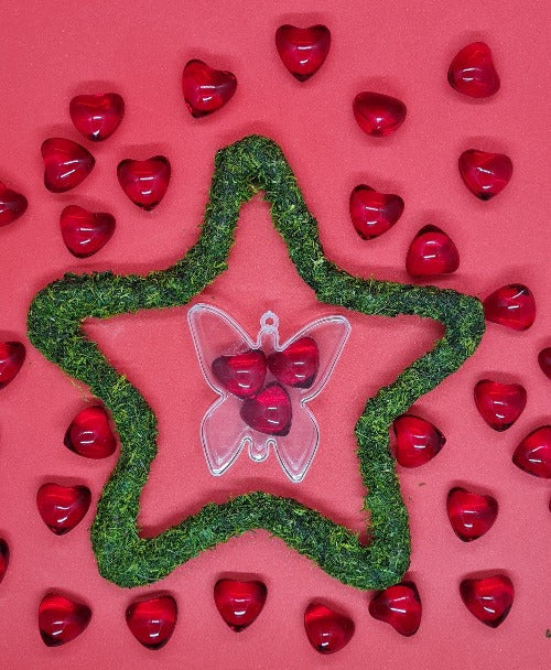 Papillon-Coeur Rouge